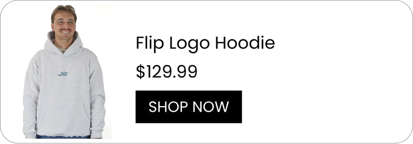 Salty South Flip Logo Hoodie Australian Made