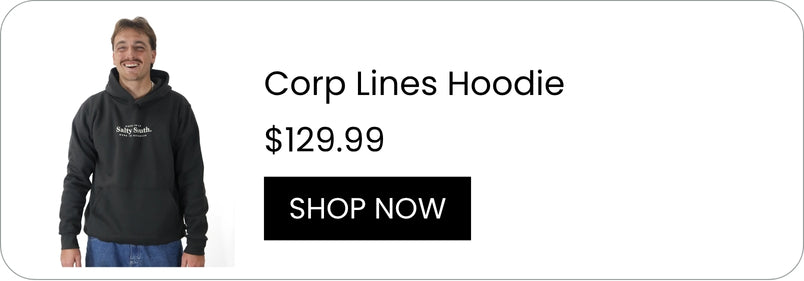 Salty South Corp Lines Hoodie Australian Made