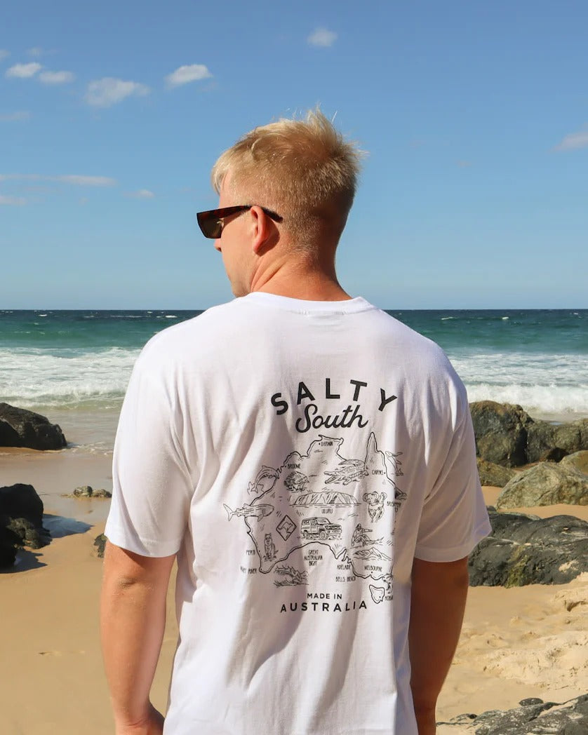 Salty South Mens Hoodie Australian Made