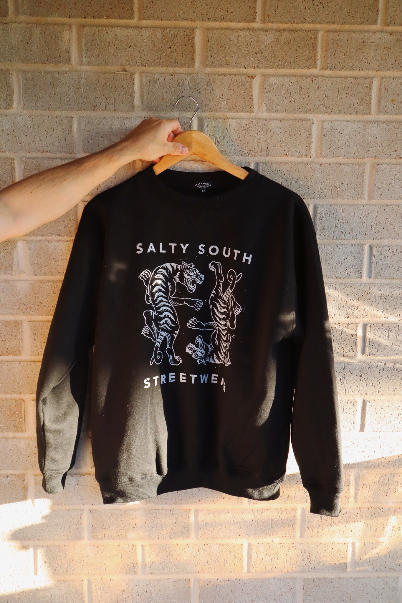 Signature Salty - Vintage Oversize Sweater Black